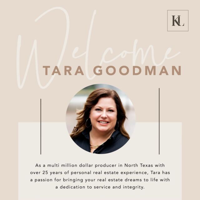 Drumroll, please! 🥁🥁🥁

We’re over the moon to welcome @taragoodmanrealtor to The Kaitlin Lovern Real Estate Team!

Adding Tara to our team is an incredible win—not just for us, but for our clients, too! She’s one of those rare people who lights up every room she enters, with a go-getter attitude, a heart for service, a sharp sense of humor, and a brilliant mind!

As we always say, we go faster and further together, and we couldn’t be more excited to join forces with you. 

Welcome to the family, Tara! 🚀
